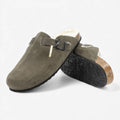 Blog Lined Afelpado Mens Clog