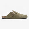 Blog Mens Clog - Light Khaki Afelpado Grueso (suede)