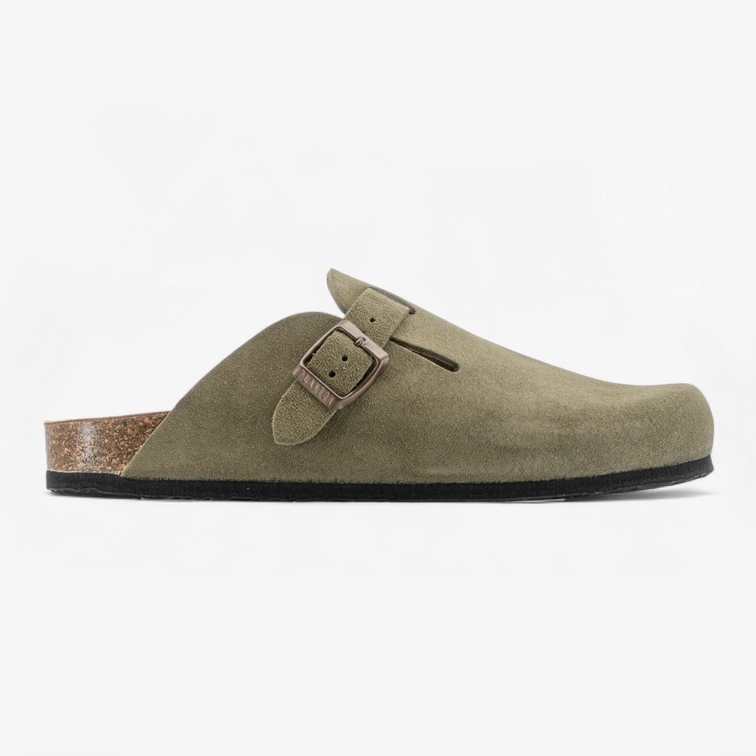 Blog Afelpado Grueso Mens Clog – Light Khaki image 2