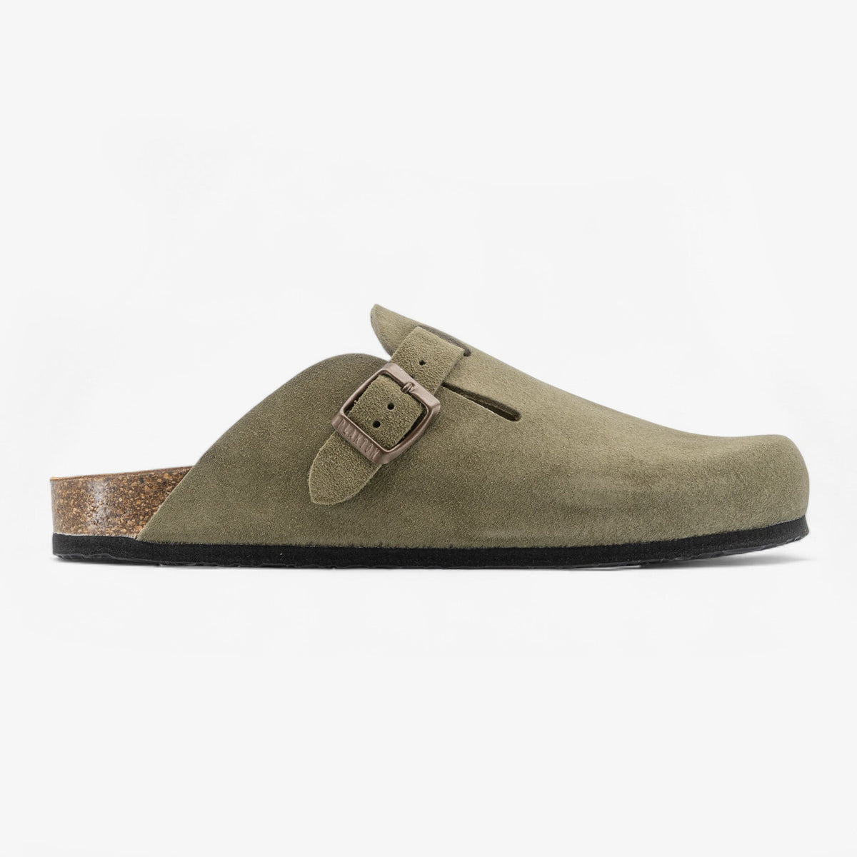 Blog Afelpado Grueso Mens Clog – Light Khaki image 2