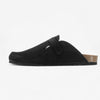 Blog Mens Clog - Negro Afelpado Grueso (suede)