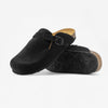 Blog Mens Clog - Negro Afelpado Grueso (suede)