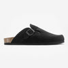 Blog Mens Clog - Negro Afelpado Grueso (suede)
