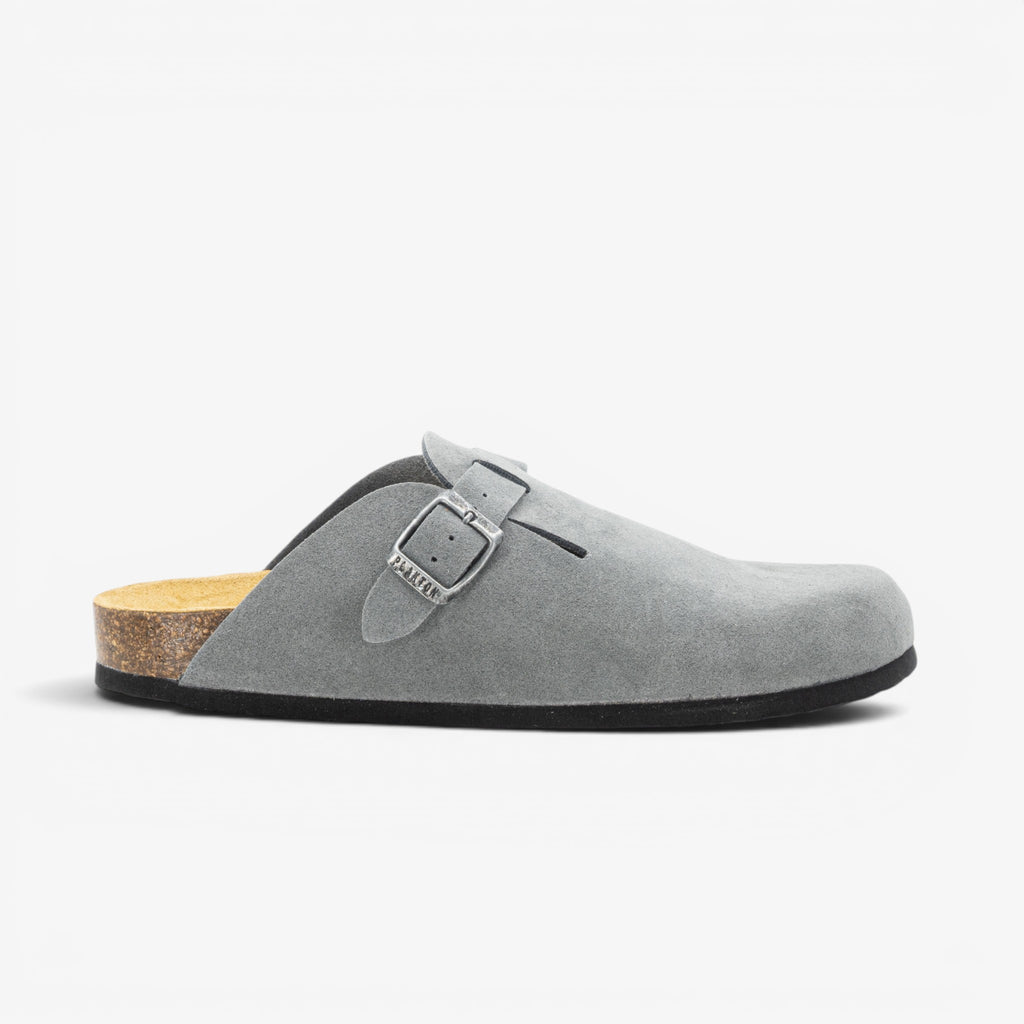 Blog Mens Clog - Gris Serraje Top (recycled suede)