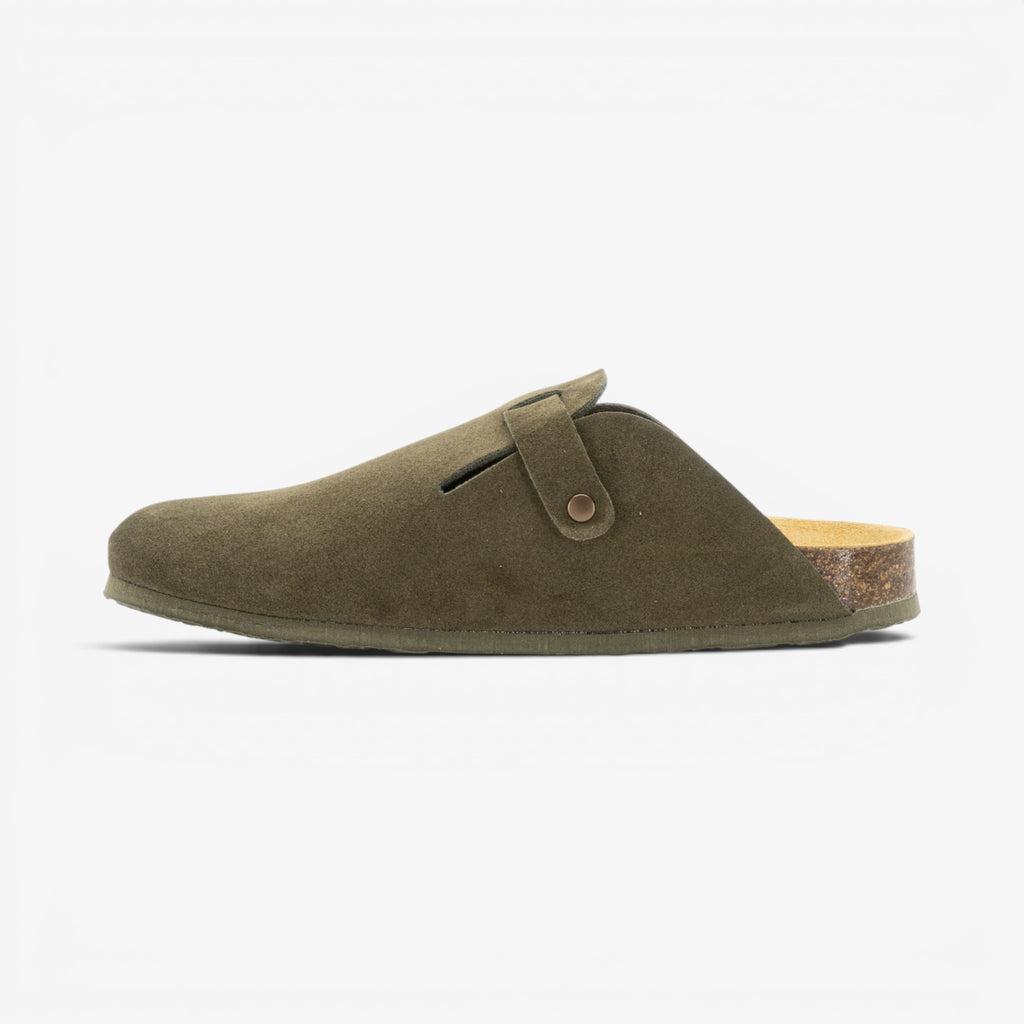 Blog Mens Clog - Militar Serraje Top (recycled suede)