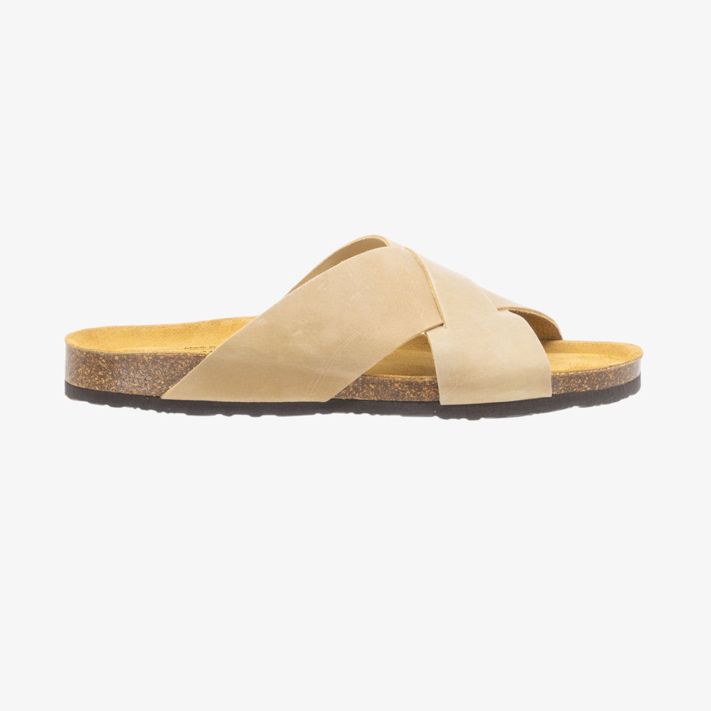 Bottle Mens Sandal - Beige Apure (leather)