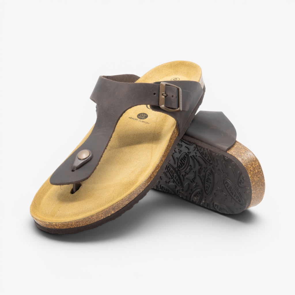 Bolero Mens Sandal - Marron Apure (leather)