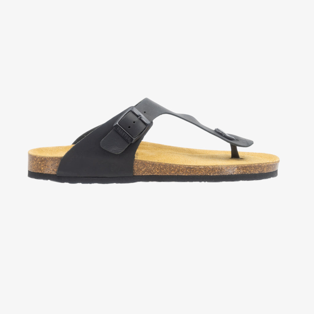 Bolero Mens Sandal - Negro Apure (leather)