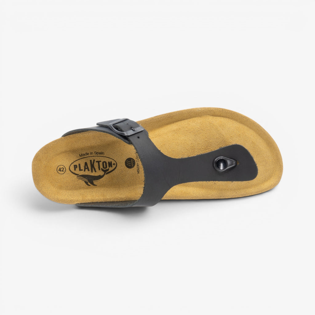 Bolero Mens Sandal - Negro Apure (leather)