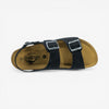 Baku Mens Sandal - Negro Nobuck (nubuck)