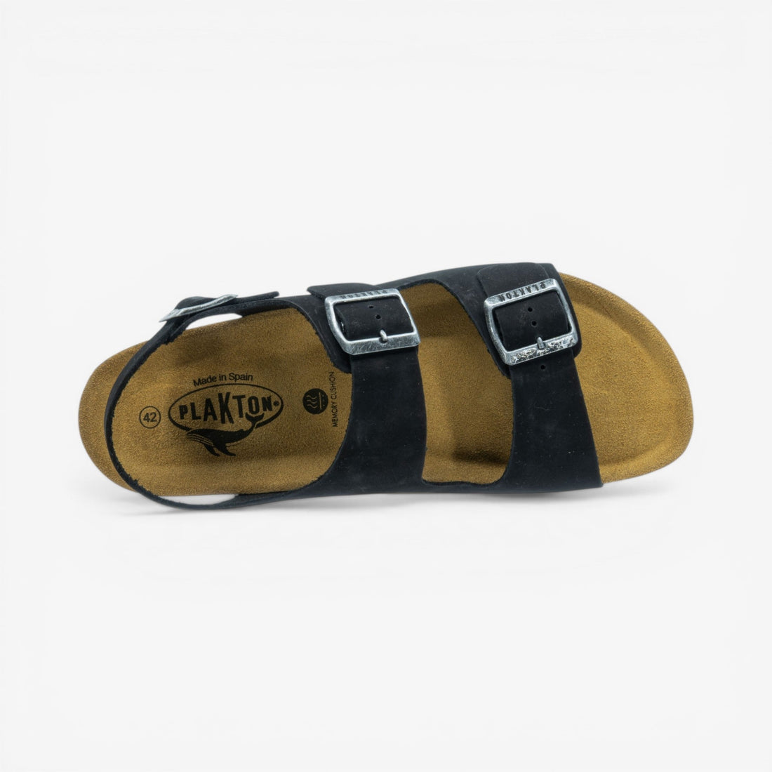 Baku Nobuck Mens Sandal – Negro image 4
