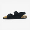 Baku Mens Sandal - Negro Nobuck (nubuck)