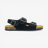 Baku Mens Sandal - Negro Nobuck (nubuck)