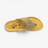 Borneo Mens Sandal - Light Khaki Afelpado (suede)