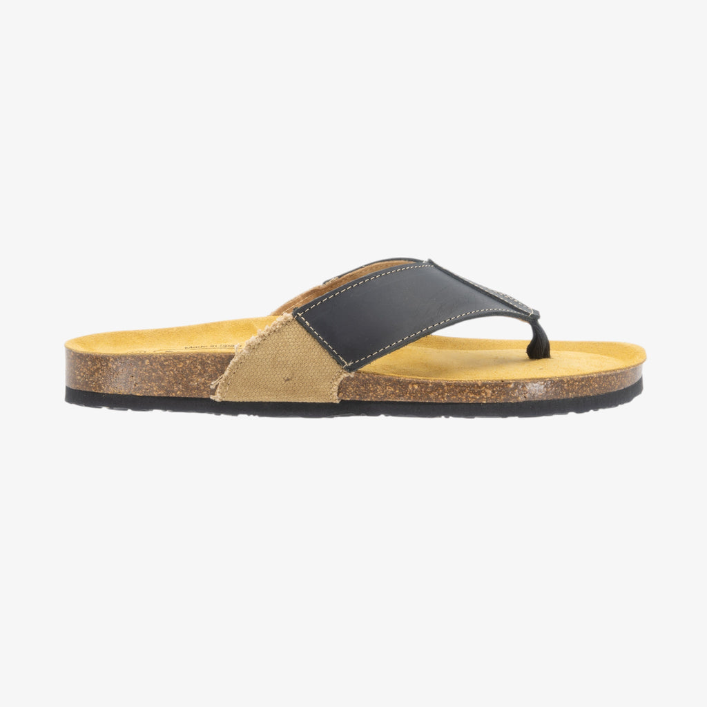 Borneo Mens Sandal - Negro Apure (leather)