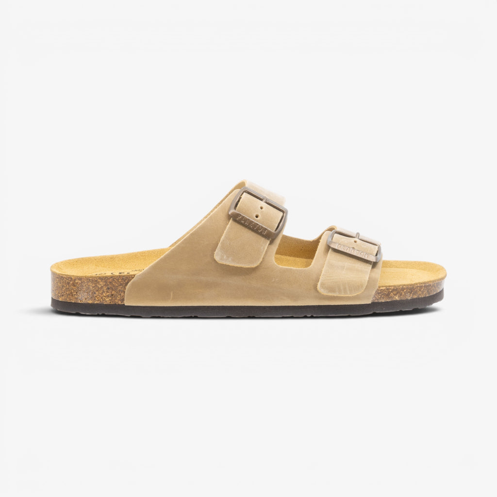 Barna Mens Sandal - Beige Apure (leather)