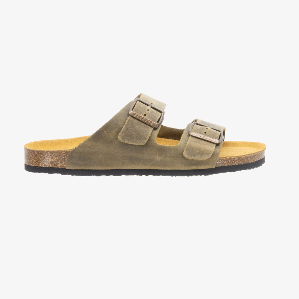 Barna Mens Sandal - Kaki Apure (leather)