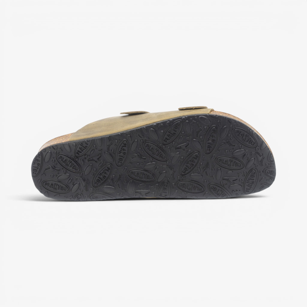 Barna Mens Sandal - Kaki Apure (leather)