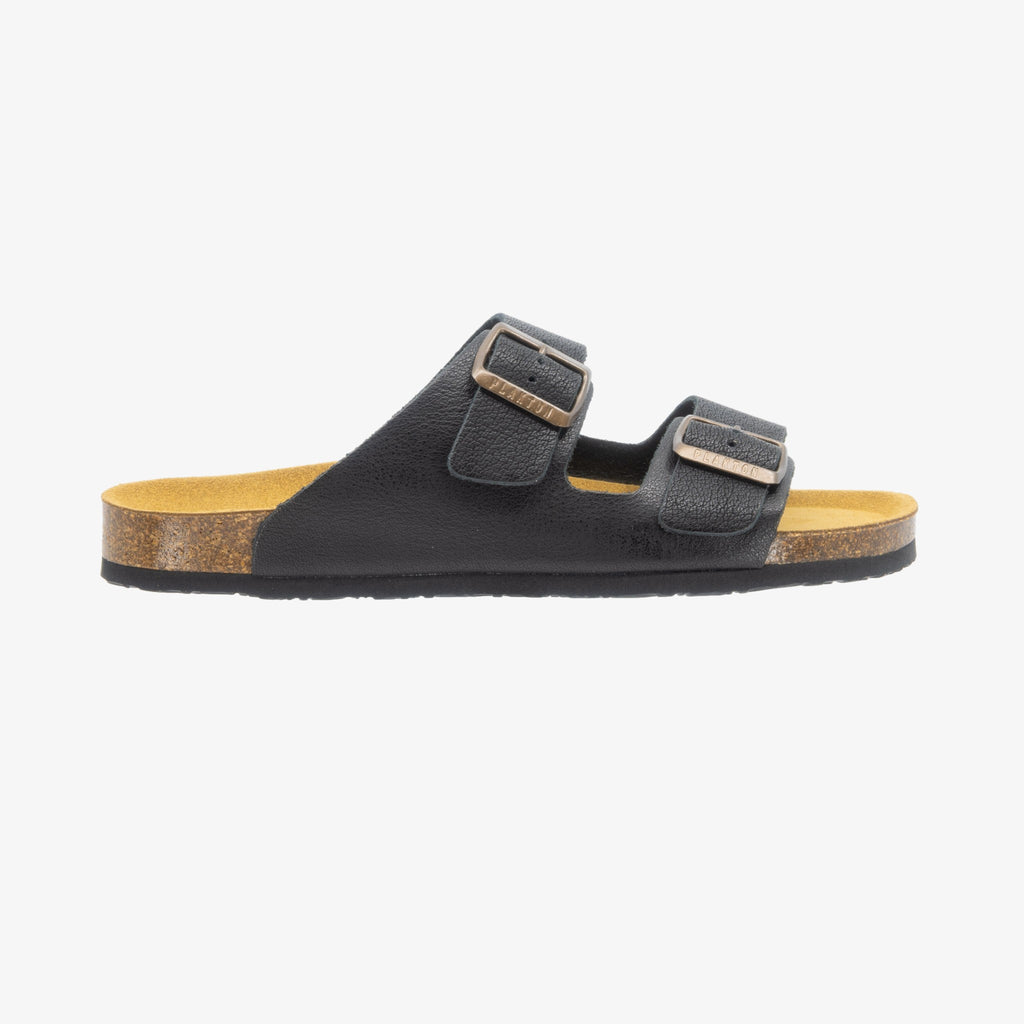 Barna Mens Sandal - Negro Buffalo (premium leather)