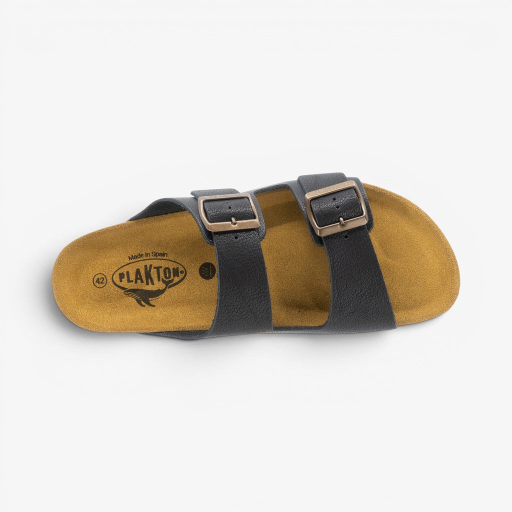 Barna Mens Sandal - Negro Buffalo (premium leather)