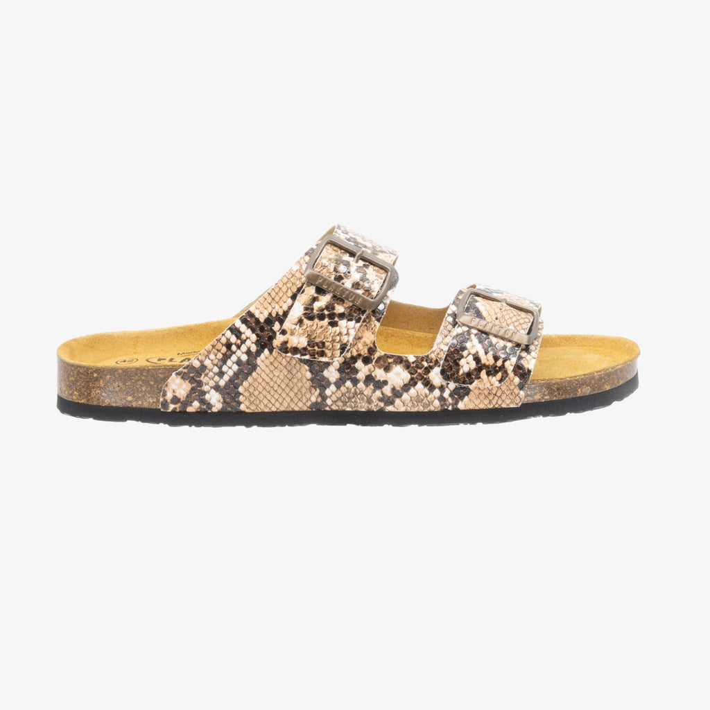 Barna Mens Sandal - Marron Snake Manbalina (faux snake)