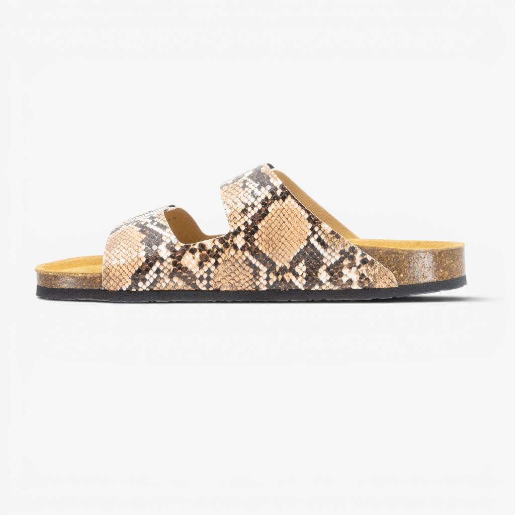 Barna Mens Sandal - Marron Snake Manbalina (faux snake)