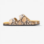 Barna Manbalina Mens Sandal – Marron Snake image 3