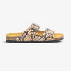 Barna Mens Sandal - Marron Snake Manbalina (faux snake)