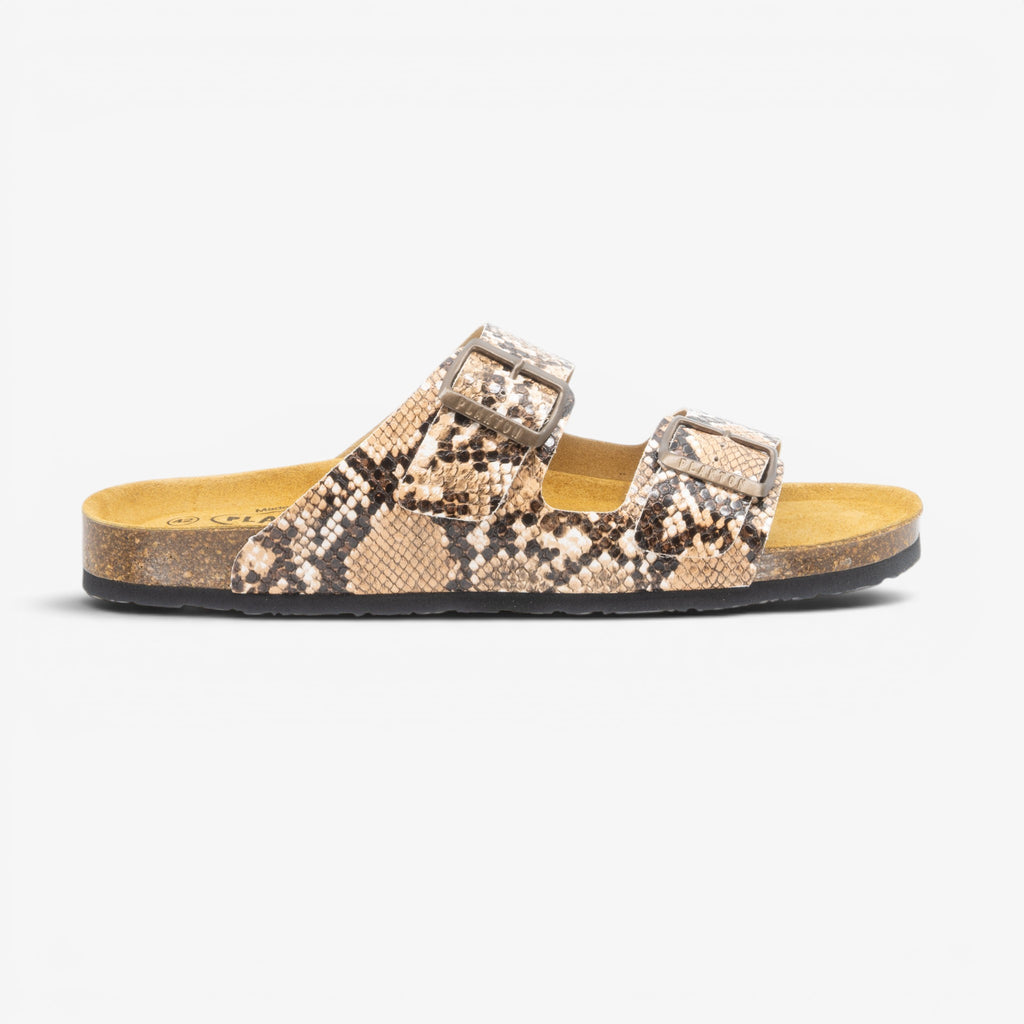Barna Mens Sandal - Marron Snake Manbalina (faux snake)