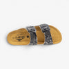 Barna Mens Sandal - Negro Snake Manbalina (faux snake)