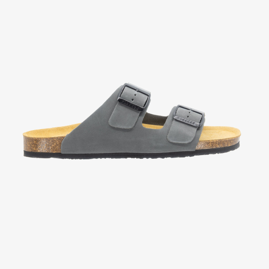 Barna Mens Sandal - Grigio Nobuck (nubuck)