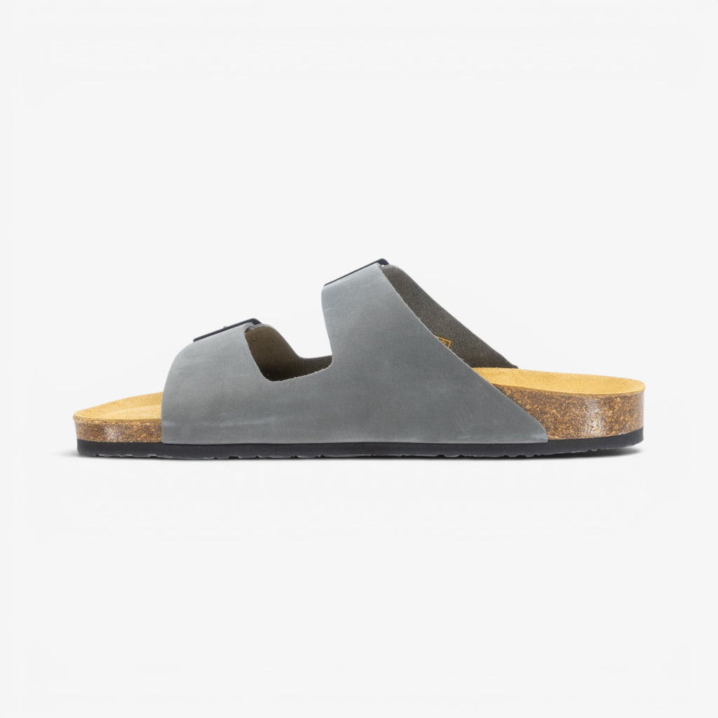 Barna Mens Sandal - Grigio Nobuck (nubuck)