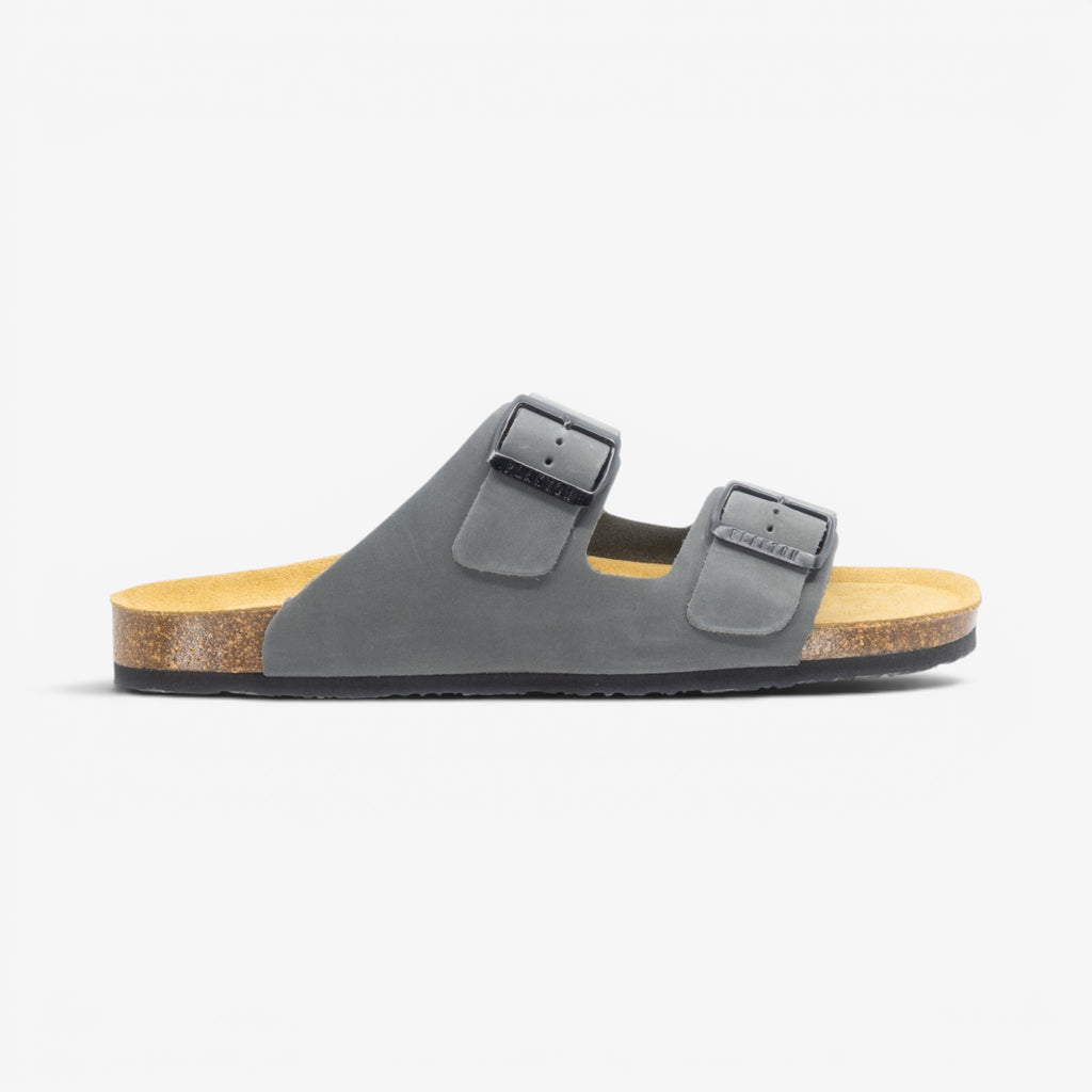 Barna Mens Sandal - Grigio Nobuck (nubuck)