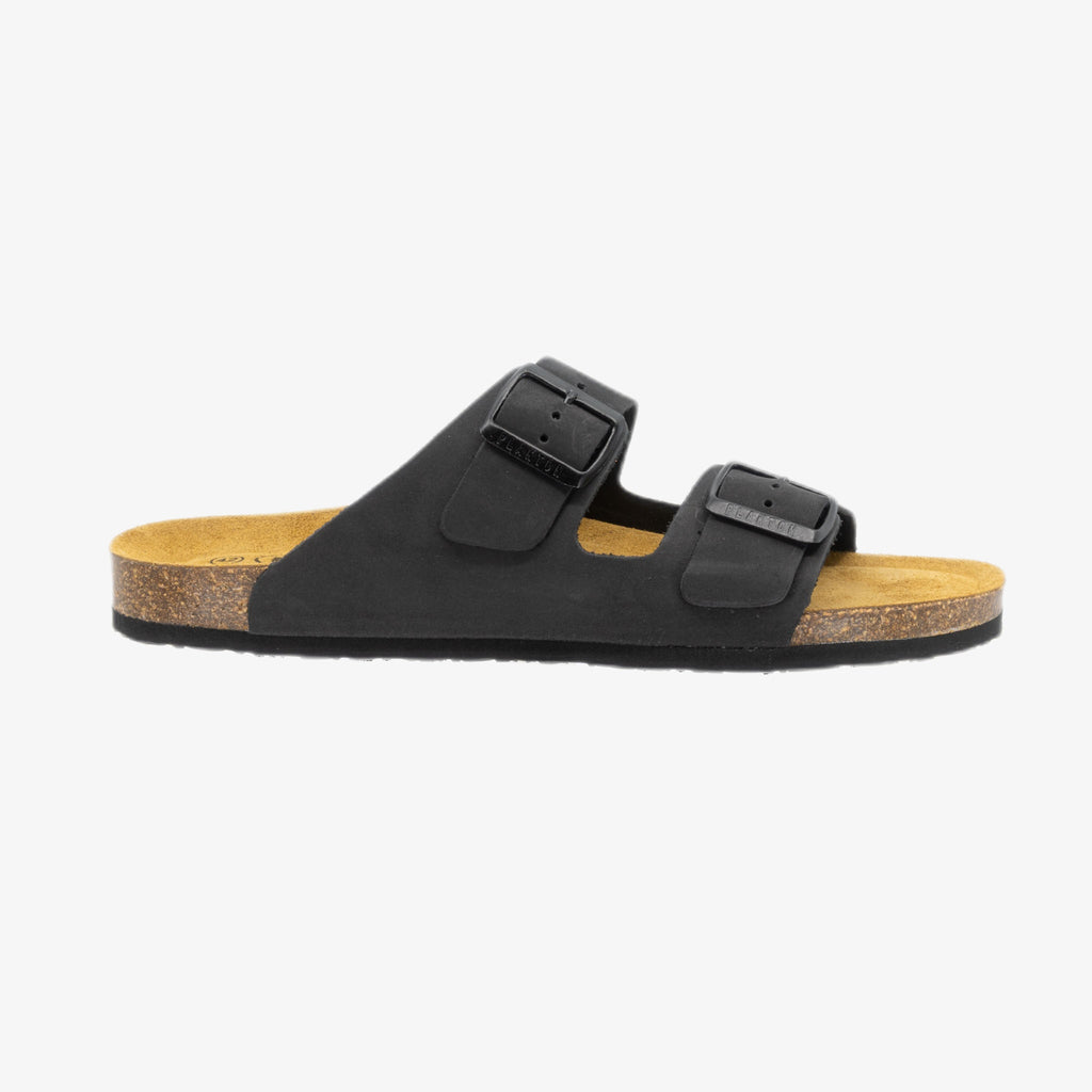 Barna Mens Sandal - Negro Nobuck (nubuck)