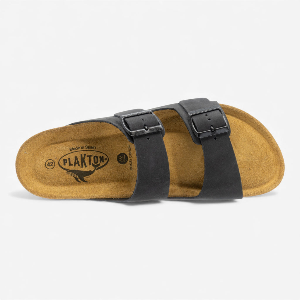 Barna Mens Sandal - Negro Nobuck (nubuck)