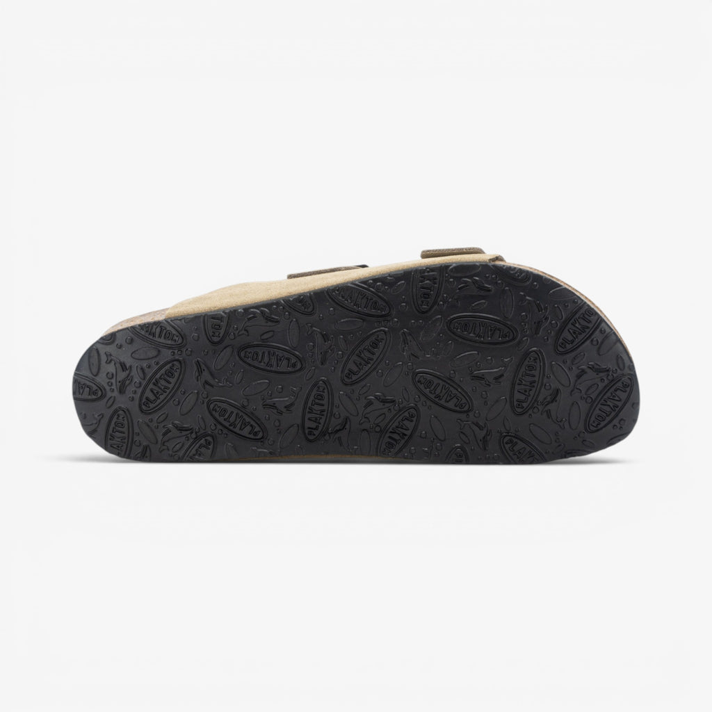 Barna Mens Sandal - Ceniza Serraje Top (recycled suede)