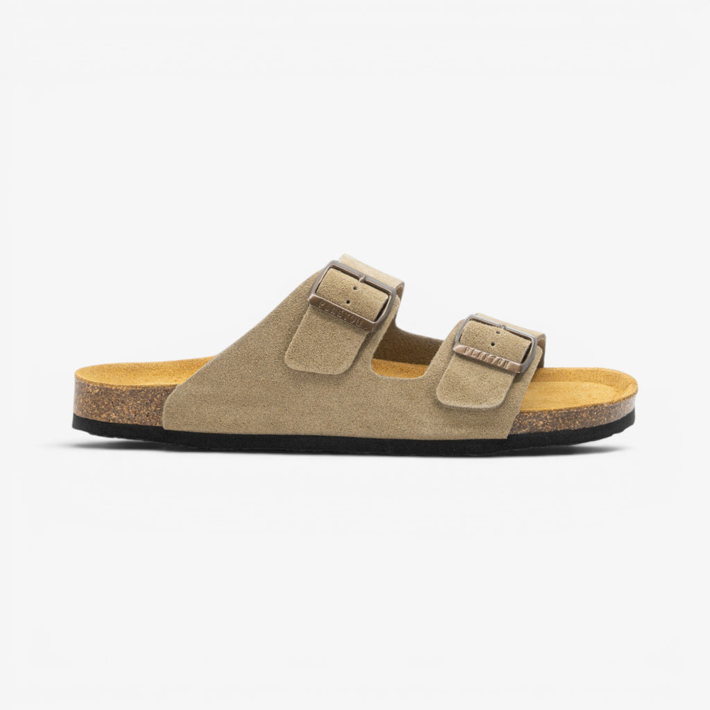 Barna Mens Sandal - Ceniza Serraje Top (recycled suede)