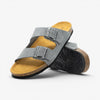Barna Mens Sandal - Gris Serraje Top (recycled suede)