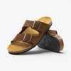 Barna Mens Sandal - Marron Serraje Top (recycled suede)