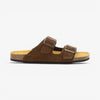 Barna Mens Sandal - Marron Serraje Top (recycled suede)