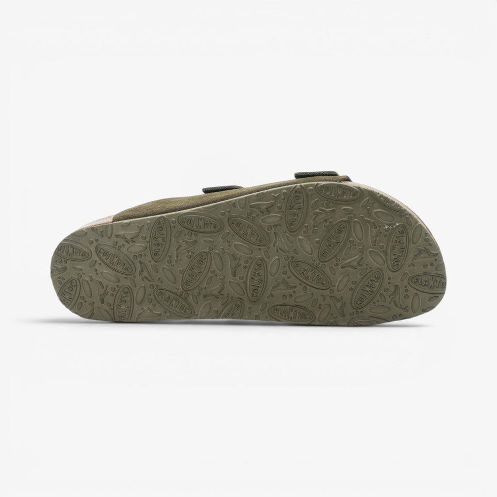 Barna Mens Sandal - Militar Serraje Top (recycled suede)