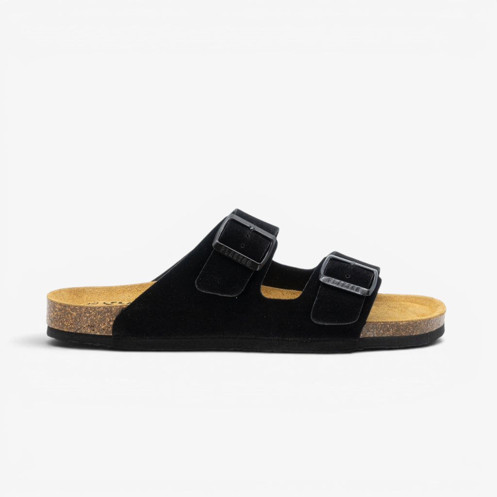 Barna Mens Sandal - Negro Serraje Top (recycled suede)