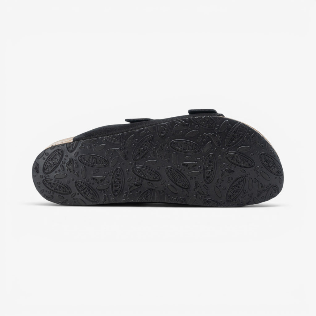 Barna Mens Sandal - Negro Serraje Top (recycled suede)