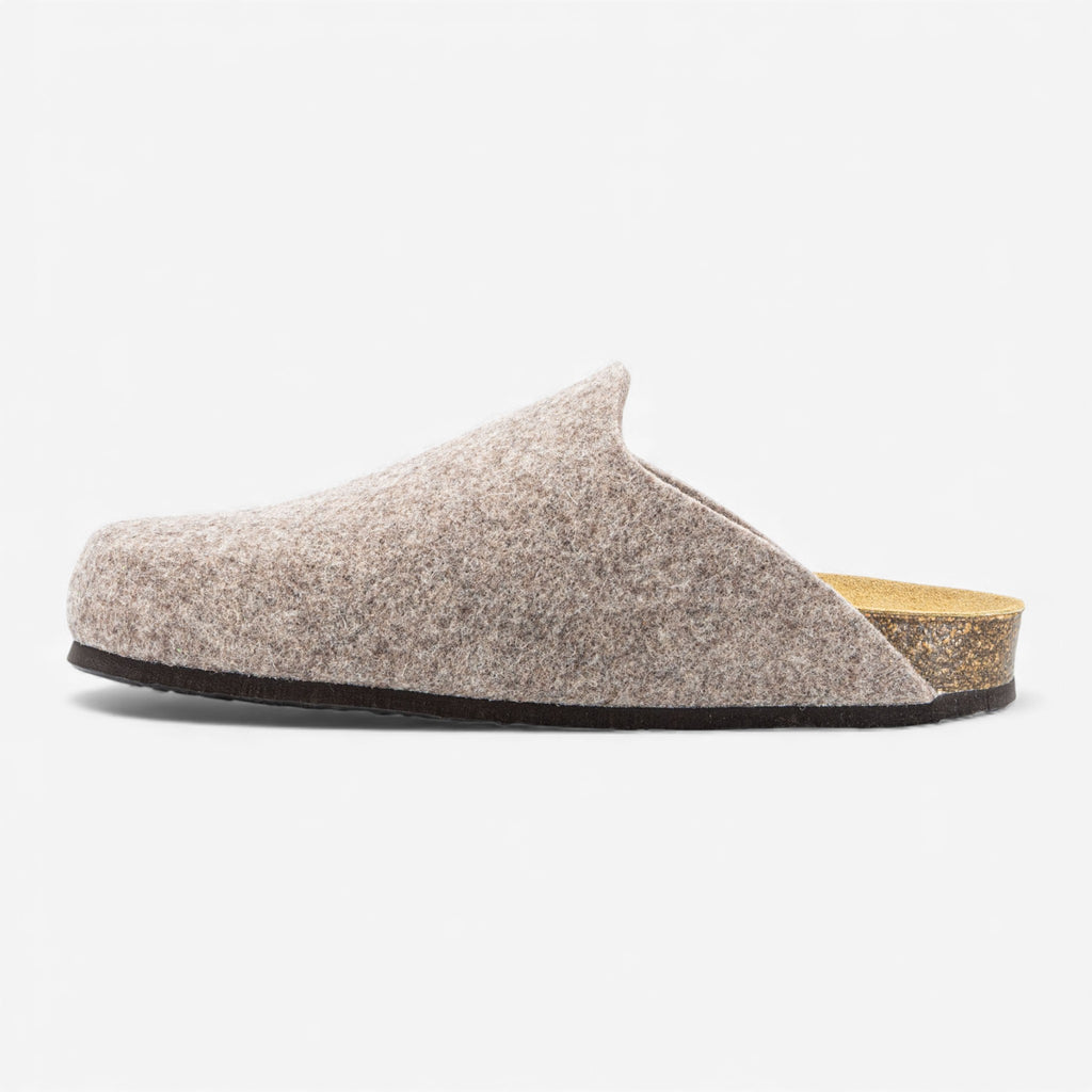 Konnor Mens Clog - Brown Fieltro (wool blend)