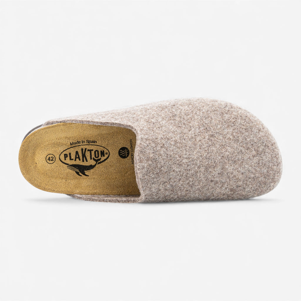 Konnor Mens Clog - Brown Fieltro (wool blend)