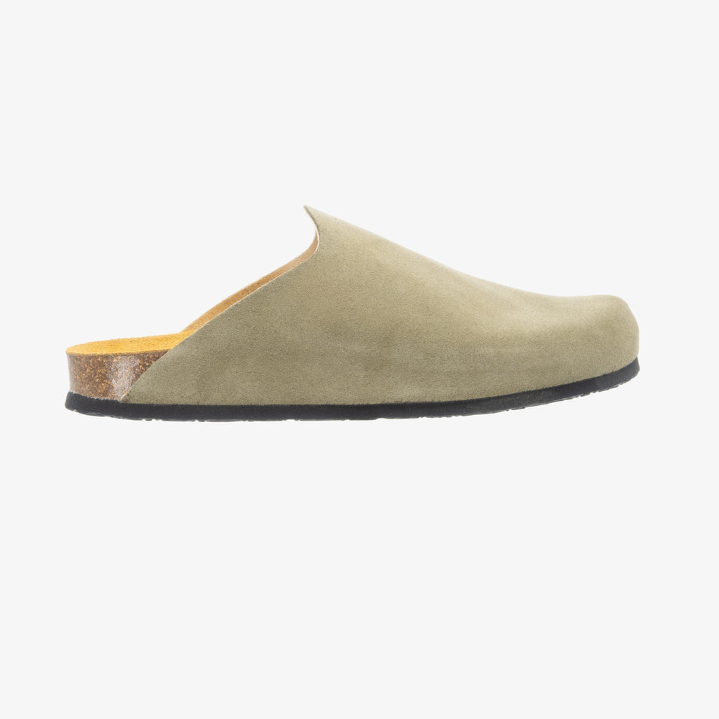 Konnor Mens Clog - Light Khaki Afelpado (suede)
