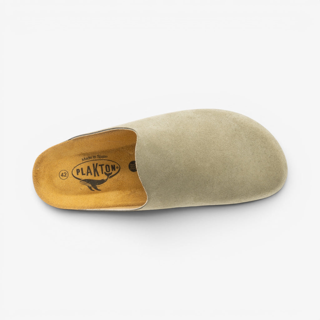 Konnor Mens Clog - Light Khaki Afelpado (suede)