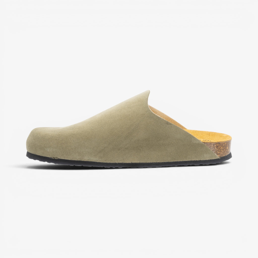 Konnor Mens Clog - Light Khaki Afelpado (suede)