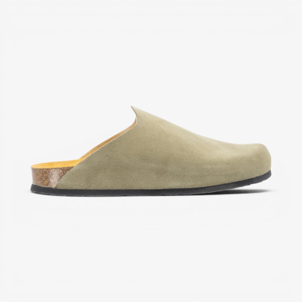 Konnor Mens Clog - Light Khaki Afelpado (suede)