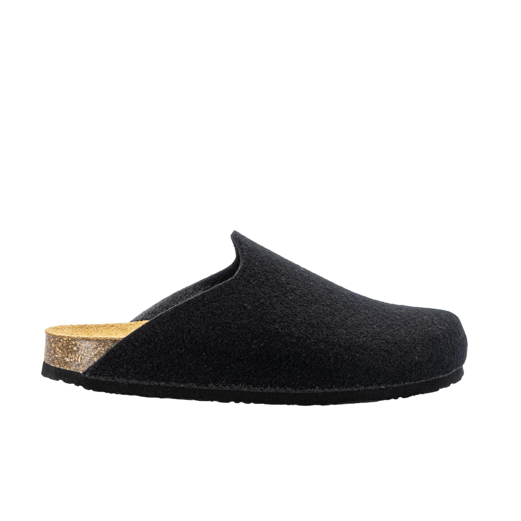 Konnor Mens Clog - Negro Fieltro (wool blend)